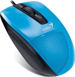 Мышь компьютерная GENIUS DX-150X голубая/чёрная USB