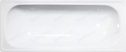 Стальная ванна ВИЗ Antika 105x65 с ножками, с рантом, белая орхидея (A-10901 / 4607084497564)