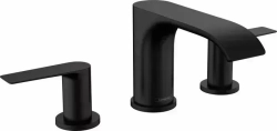 Смеситель для раковины Hansgrohe Vivenis с донным клапаном, черный матовый (75033670)