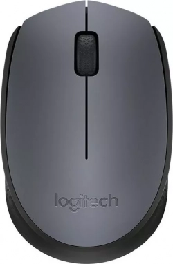 Мышь компьютерная LOGITECH M170 серый/черный USB (910-004642)