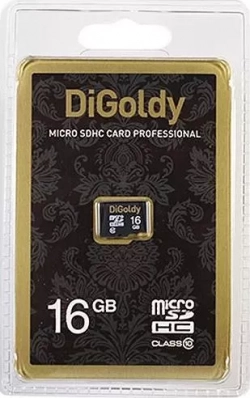 Карта памяти  Digoldy microSDHC 16GB Class10