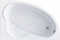 Акриловая ванна SANTEK Шри-Ланка R 150х100 правая (1WH302395)