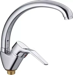 Смеситель для кухни Haiba HB63 с гайкой (HB4163-2)
