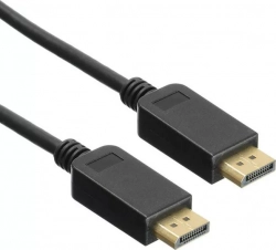 Кабель BURO DisplayPort (m)-DisplayPort (m) 5м Позолоченные контакты черный (BHP-DPP-1.4-5G)
