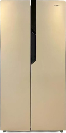 Холодильник GINZZU NFK-420 золотистый