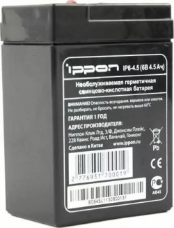ИБП IPPON Батарея для IP6-4.5 (6В 4.5Ач)