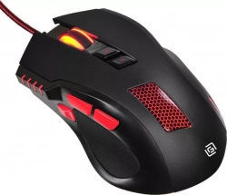 Мышь компьютерная OKLICK 806G черный/красный