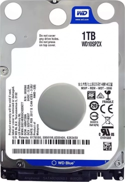 Жесткий диск Western Digital SATA2.5 1TB BLUE (WD10SPZX)