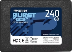 Накопитель SSD PATRIOT SATA III 240Gb PBE240GS25SSDR Burst Elite 2.5" (PBE240GS25SSDR)
