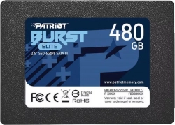 Накопитель SSD PATRIOT SATA III 480Gb PBE480GS25SSDR Burst Elite 2.5" (PBE480GS25SSDR)