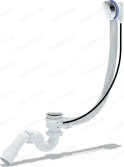 Слив-перелив для ванны АНИ пласт 1080 мм, ручка металл (EM313)