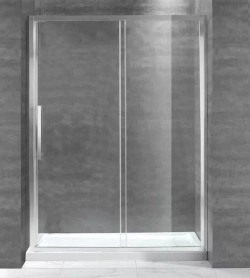 Душевая дверь CEZARES Lux-Soft W-BF-1 140 прозрачная, хром (Lux-Soft-W-BF-1-140-C-Cr-IV)