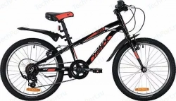Велосипед 2-х колесный NOVATRACK 20" PRIME черный 20AH6V.PRIME.BK9