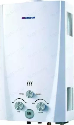 Водонагреватель газовый EDISSON F 20 D (silver)