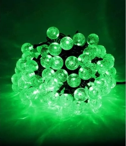Гирлянда Light Пузырьки 10м, 100 led, 220-230V., D23 мм зеленый