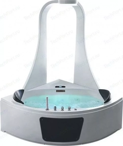 Акриловая ванна GEMY 151x151 с гидромассажем (G9069 K)