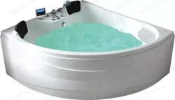 Акриловая ванна GEMY 150x150 с гидромассажем (G9041 K)