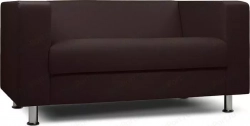 Диван Шарм-Дизайн Бит экокожа коричневый