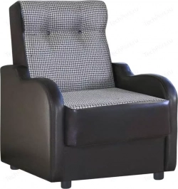 Кресло Шарм-Дизайн Классика В рогожка коричневый