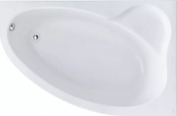 Акриловая ванна SANTEK Эдера 170х110 см, правая, каркас, слив-перелив (1WH111994, 1WH112426)