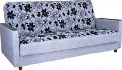 Диван Шарм-Дизайн Классика Д 120 шенилл серый цветы
