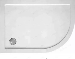 Душевой поддон CEZARES 100x80x15 см акриловый ассиметричный радиальный (TRAY-A-RH-100/80-550-15-W-L)