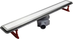 Душевой лоток PESTAN With White Glass Line 450 мм (13000281)