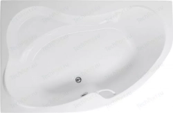 Акриловая ванна AQUANET Capri 170x110 L каркас слив-перелив, левая, без гидромассажа (155535)