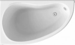 Акриловая ванна BAS Алегра левая 150x90 с каркасом, без гидромассажа (В 00001)