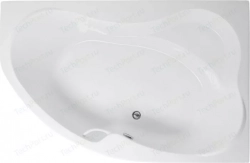 Акриловая ванна AQUANET Capri 170x110 R каркас слив-перелив, правая, без гидромассажа (155536)