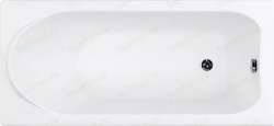 Акриловая ванна AQUANET Nord 160x70 каркас слив-перелив, без гидромассажа (169203)
