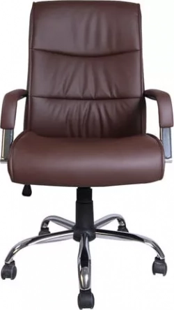 Кресло офисное Brabix Space EX-508 экокожа хром коричневое 531164