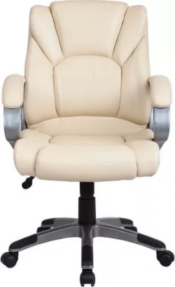 Кресло офисное Brabix Eldorado EX-504 экокожа бежевое 531167