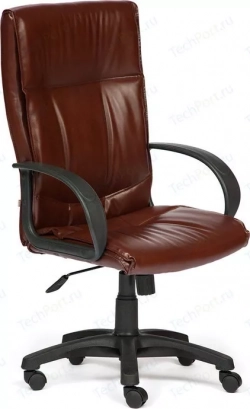 Кресло офисное TetChair DAVOS кож/зам, коричневый 2 TONE