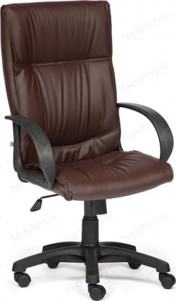 Кресло офисное TetChair DAVOS кож/зам, коричневый, 36-36