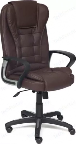 Кресло офисное TetChair BARON кож/зам коричневый/коричневый перфорированный 36-36/36-36/06
