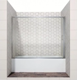 Шторка для ванны Ambassador ванной Bath Screens 170 прозрачная, хром (16041105)