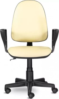Кресло офисное Brabix Prestige Ergo MG-311 регулируемая эргономичная спинка/кожзам бежевое 531878