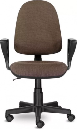 Кресло офисное Brabix Prestige Ergo MG-311 регулируемая эргономичная спинка/ткань коричневое 531875