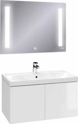 Мебель для ванной CERSANIT Colour 80 с дверками, белая