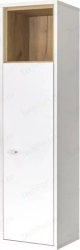 Шкаф верхний Моби навесной Бэль 10.63 дуб крафт золотой/белый премиум ( сборка, два варианта подвешивания)