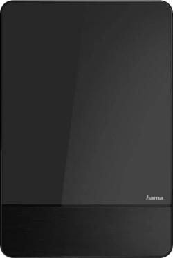 Антенна телевизионная HAMA 00121703 активная черный каб. 1.27м