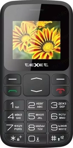 Мобильный телефон TeXet TM-B208 черный
