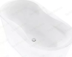 Акриловая ванна BELBANGO 170x80 слив-перелив хром (BB407-1700-800)
