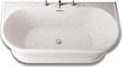 Акриловая ванна BELBANGO 150x80 слив-перелив хром (BB408-1500-800)