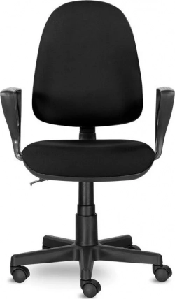 Кресло офисное Brabix Prestige Ergo MG-311 регулируемая эргономичная спинка, ткань черное