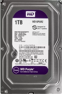 Жесткий диск Western Digital Purple 1Tb WD10PURZ