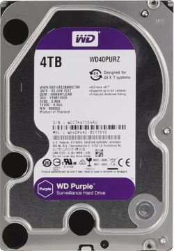 Жесткий диск Western Digital Purple 4Tb WD40PURZ