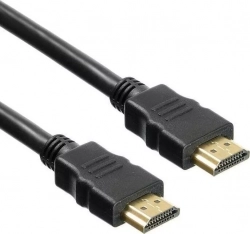 Кабель HDMI BURO (m)/ (m) 1м. феррит.кольца Позолоченные контакты черный (BHP-HDMI-2.1-1G)