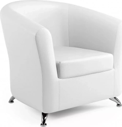 Кресло Шарм-Дизайн Евро белая экокожа